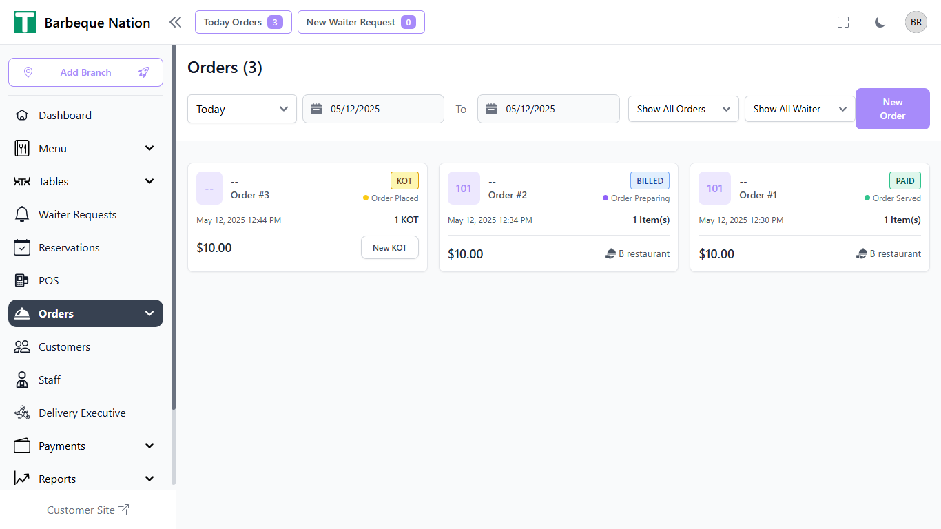 order management
